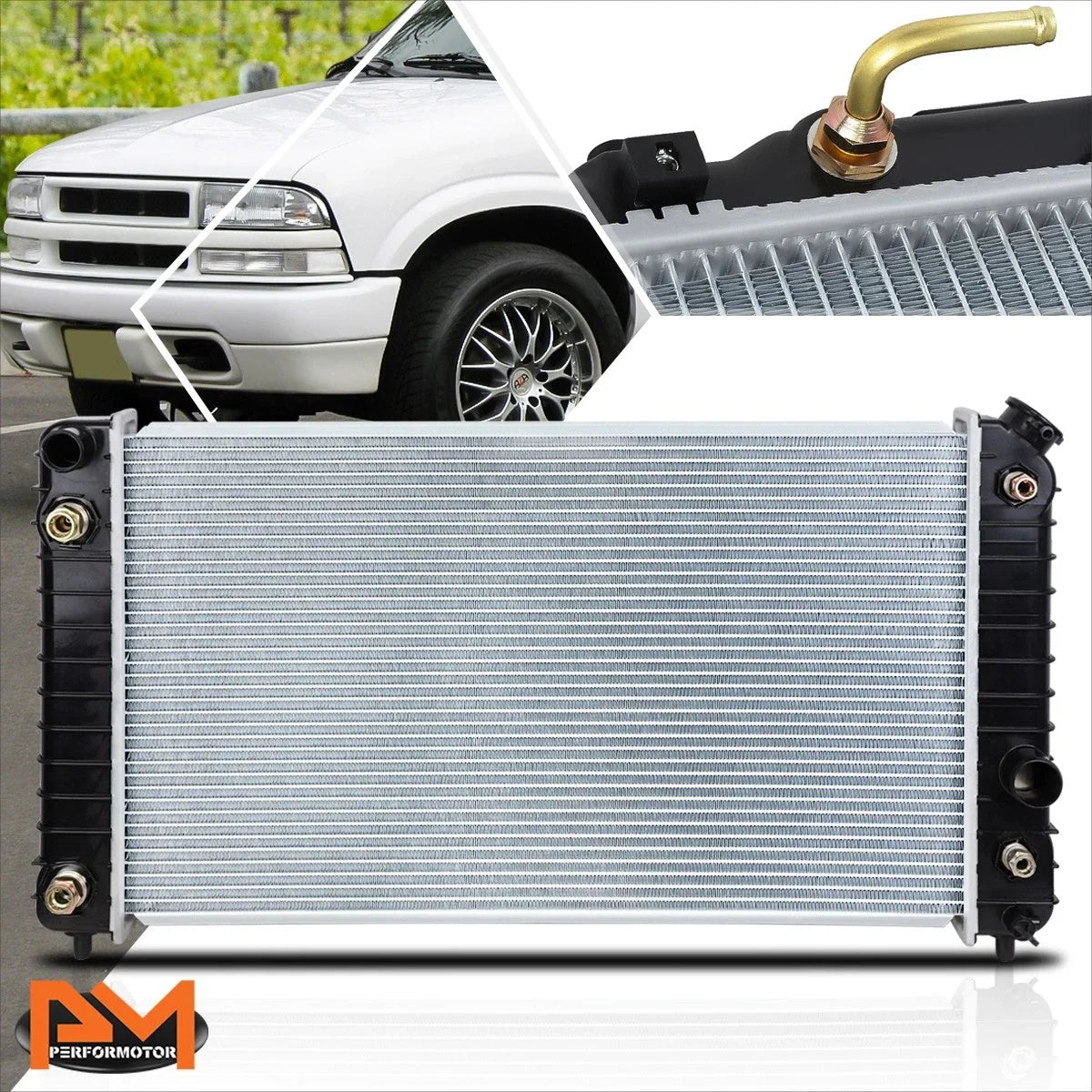 Aluminum OE Replacement Radiator for Chevy Blazer/GMC Sonoma (1996–2005) DPI-1826