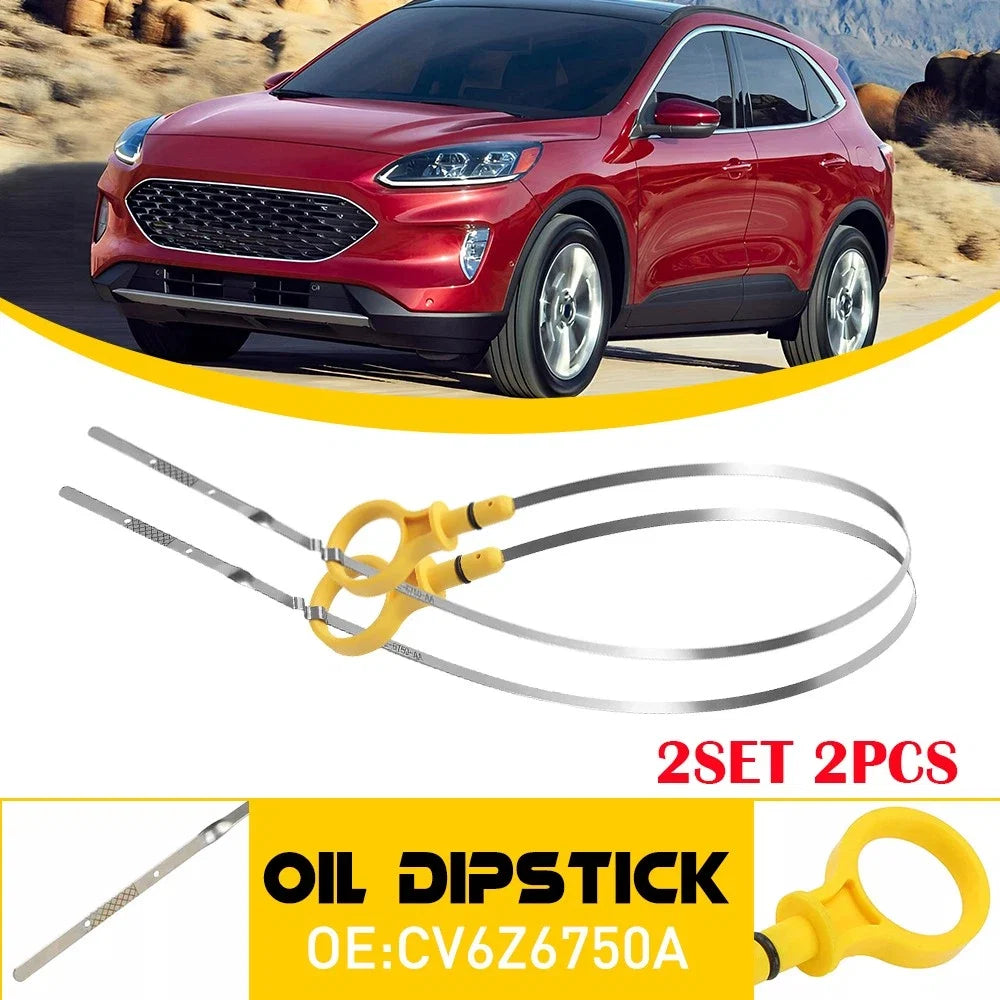 2X Engine Oil Level Dipstick for Ford Transit Connect (2014–2023) Escape (2013–2019)