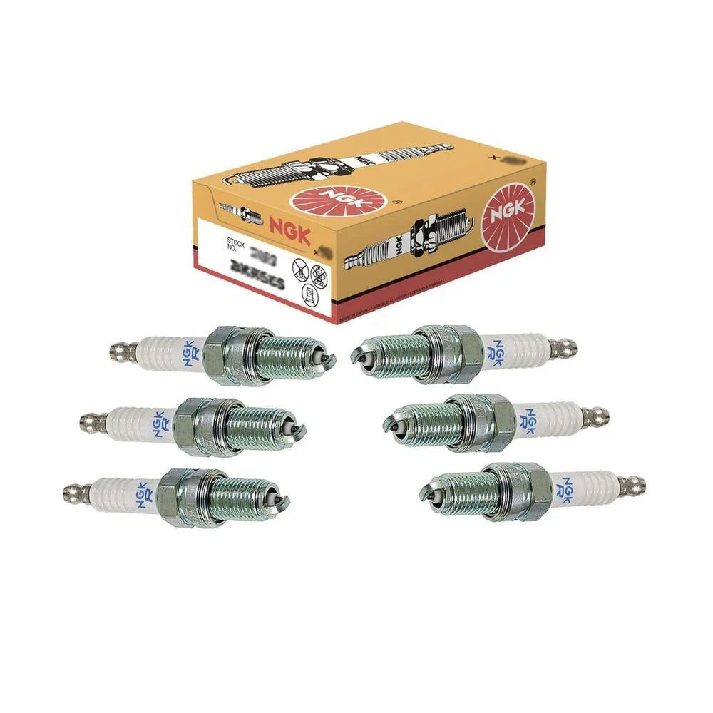 Set of 6 NGK Standard Nickel Spark Plugs for BMW E36 E46 E85 E86 (1992–2006)