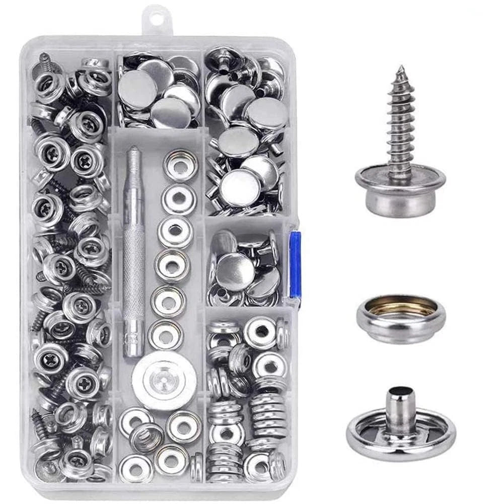 150 PCS Canvas Snap Kit Tool for Universal Use (One Size)