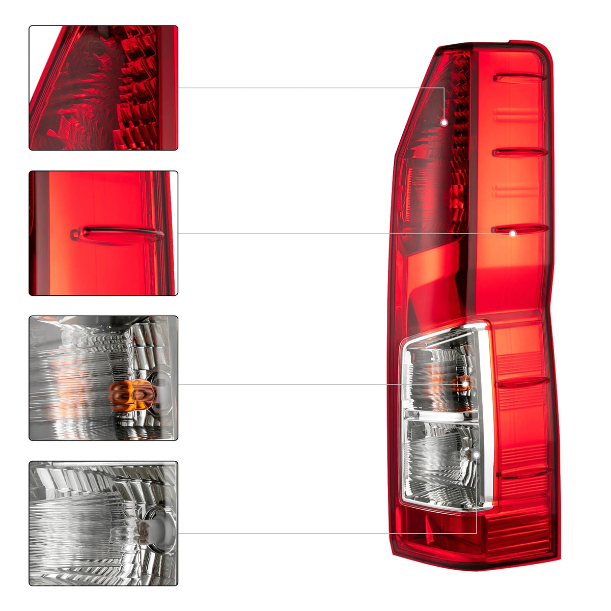 Rear Brake Lamp for Toyota Hiace (2019–2023) Right Passenger Tail Light