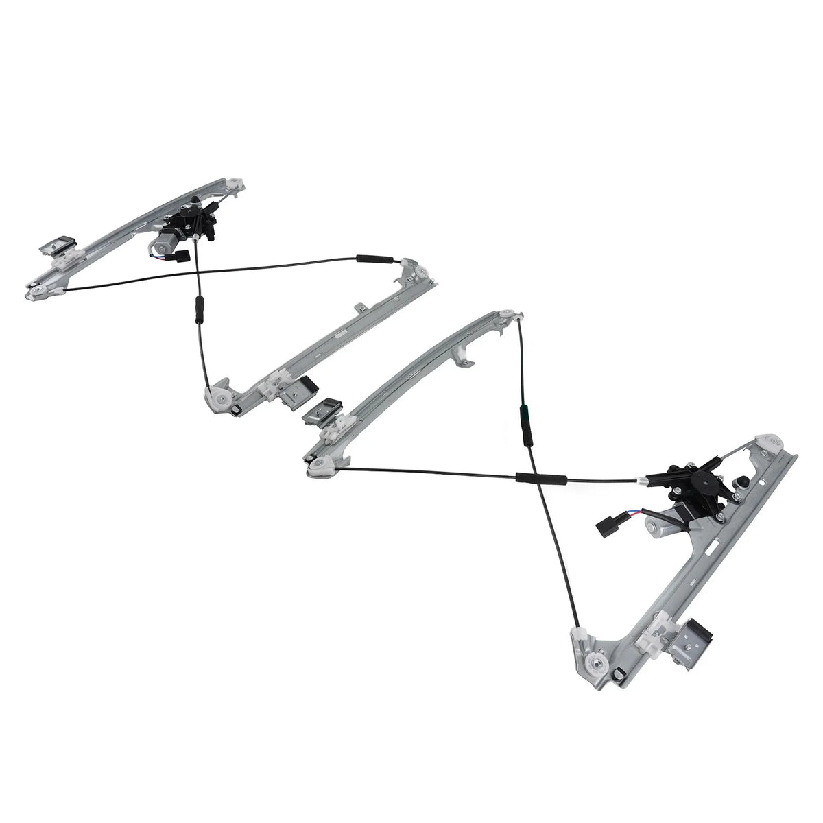 2X Front LH + RH Window Regulator for GMC Sierra 2500HD 3500HD (2001–2007)