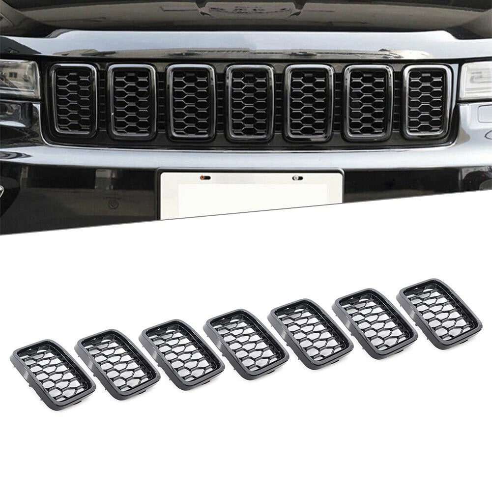 Front Grille Mesh Insert Cover Trim for Jeep Grand Cherokee (2017–2021)