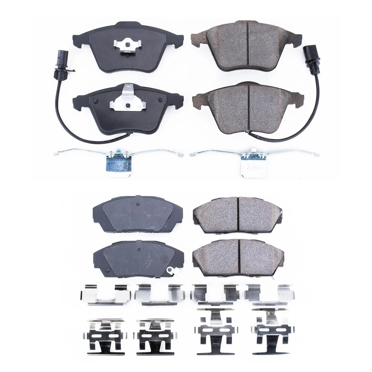 PowerStop Z17 Low-Dust Ceramic Brake Pad Kit for Audi A4 A6 (2002–2011)