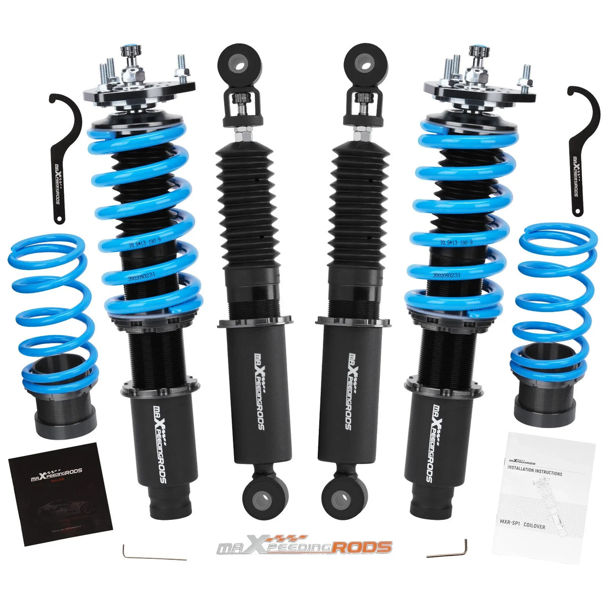 MaXpeedingrods T6 Coilovers 24 Click Damper for Mazda 6 GG (2003–2006)