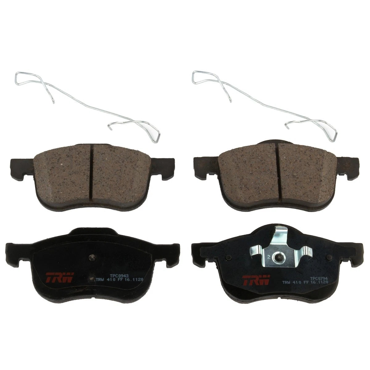2X Brake Pad Set for Volvo S60 V70 XC70 S80 (1999–2006) TXH0794 86349214