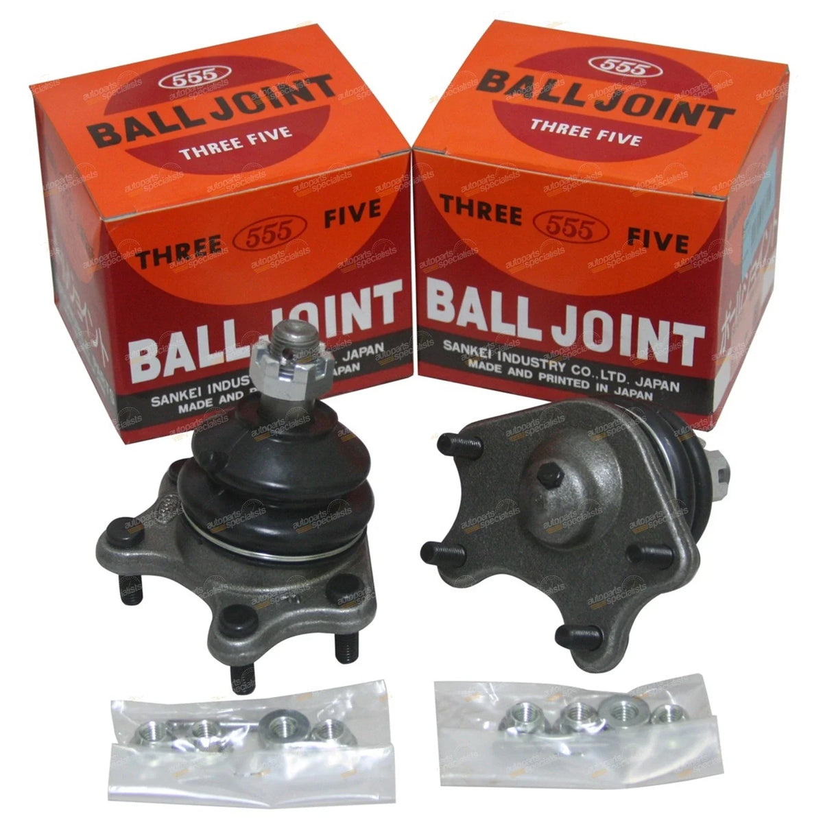 555 Japan 2 x Upper Ball Joints for Hilux RN105R (1988–1997)