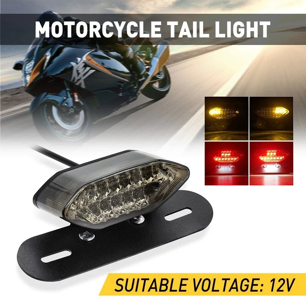 Universal Turn LED Signals Motorcycle Brake Tail Light for Motorcycles