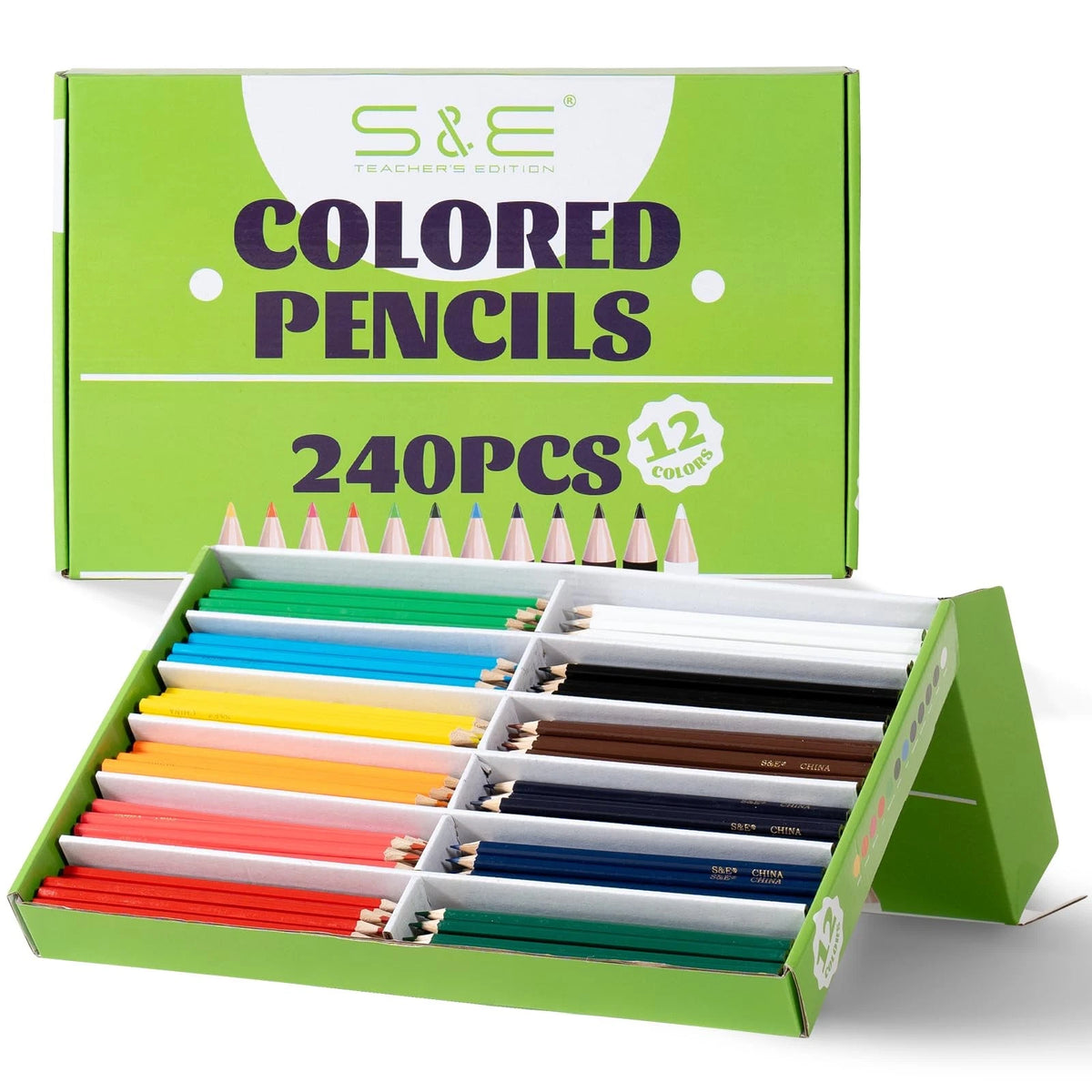 240 Colored Pencils for S & E Teacher's Edition (Pack of 240)