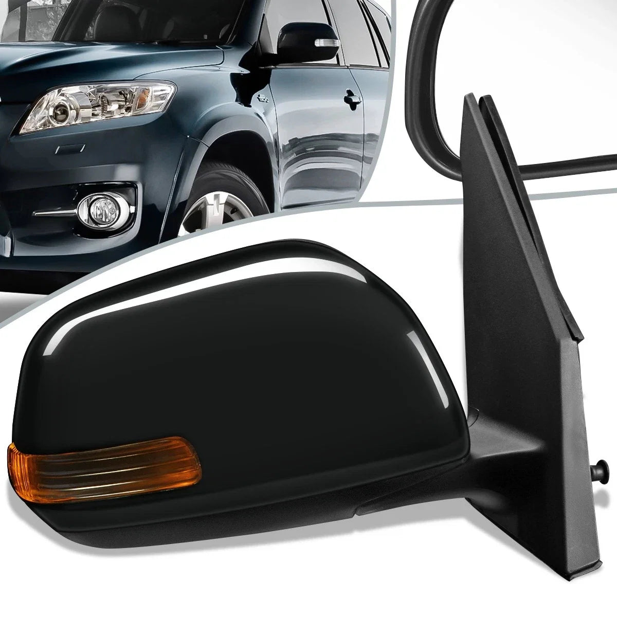 Power Heated Signal Door Mirror Right for Toyota RAV4 (2009–2012) TO1321273