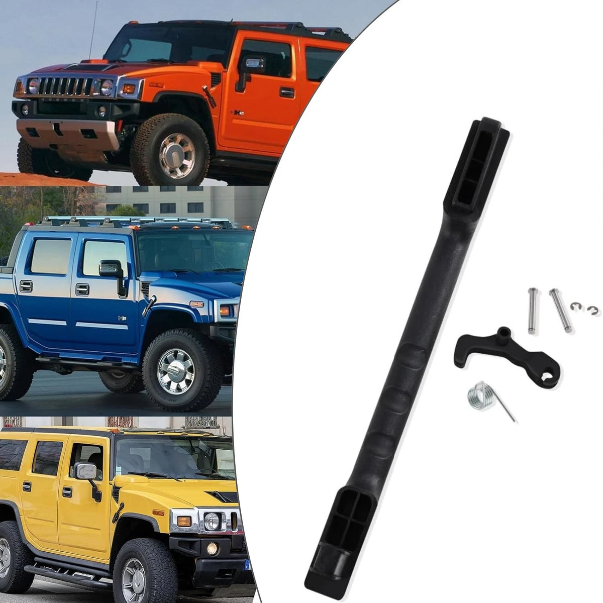 Rear Tailgate Handle for Hummer H2 (2003–2009) AM-3459748701 15135441
