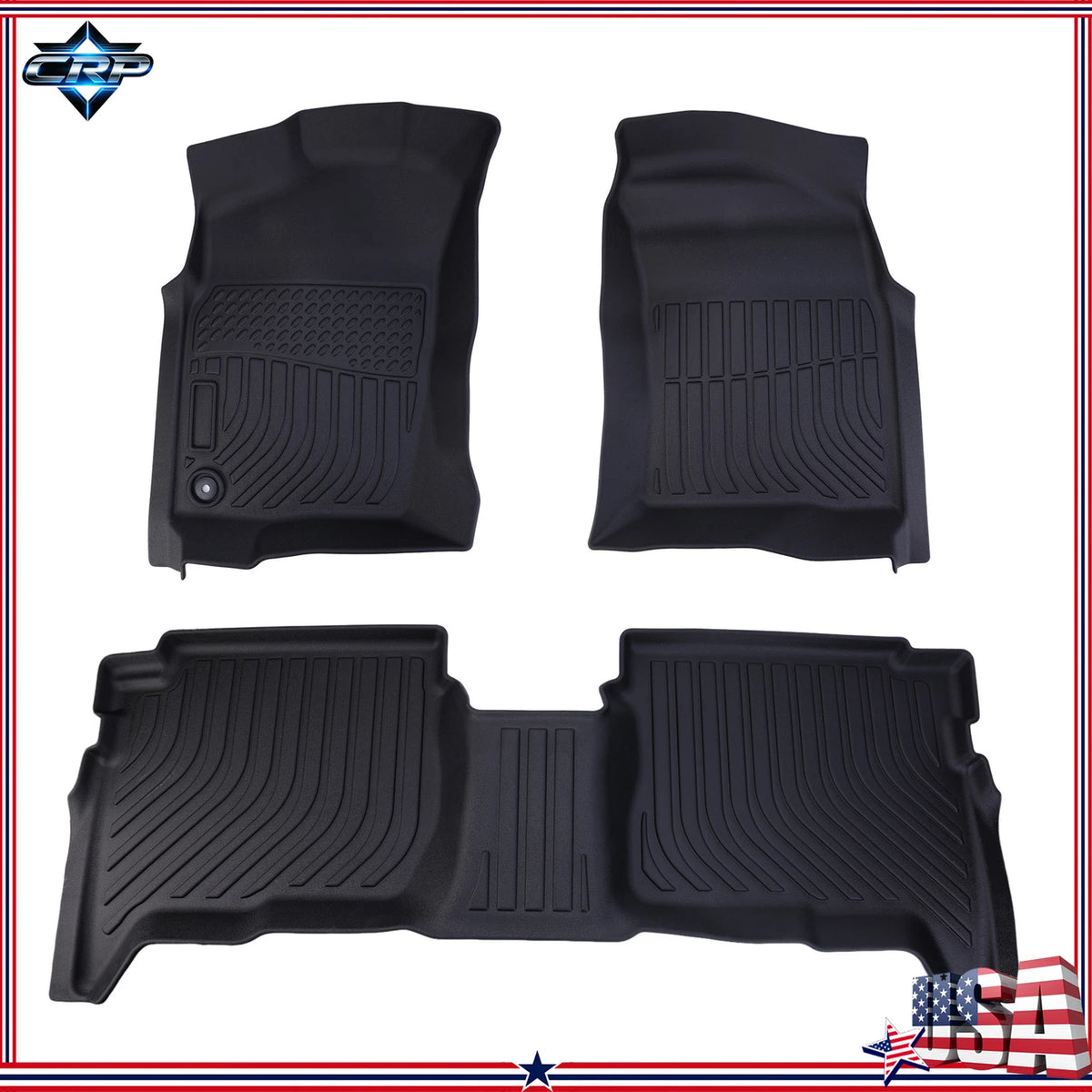 3Pcs Flexible Floor Mats for Toyota 4Runner (1996–2002)