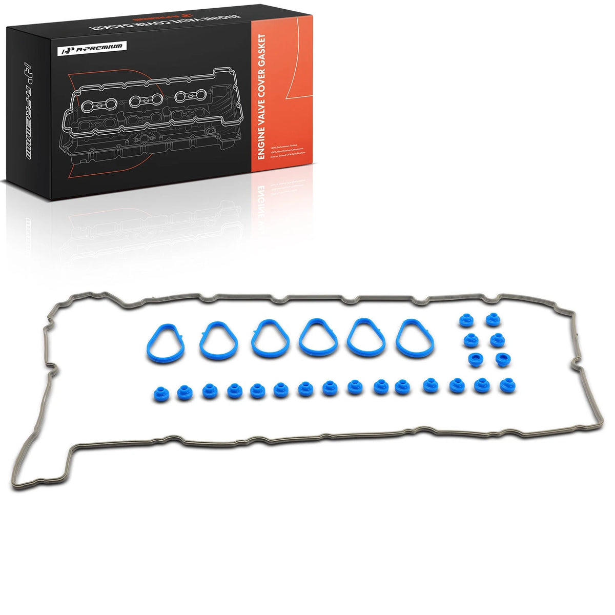 Engine Valve Cover Gasket Set for Chevy Trailblazer GMC Envoy (2002–2009)