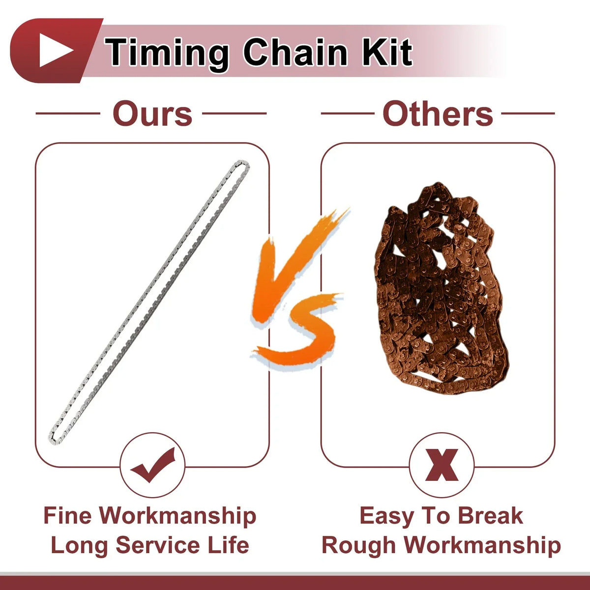 Timing Chain Kit for Honda Accord, CR-V & Acura TSX 2.4L (2003-2011)