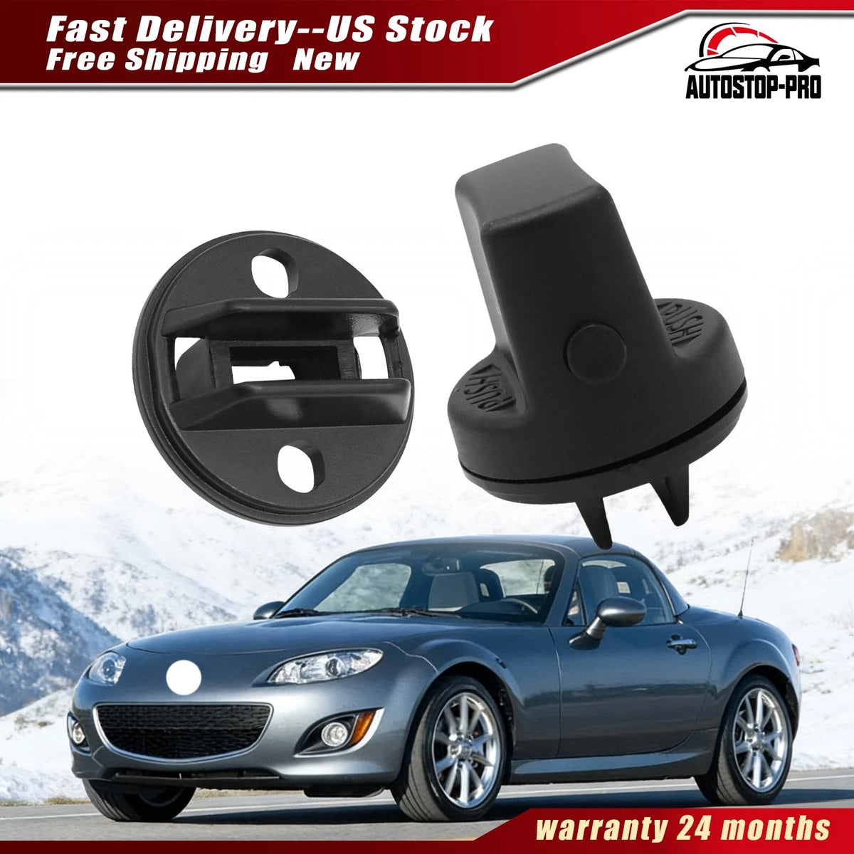Key Knob Push Turn Switch for Mazda RX-8 (2006–2011) D461-66-141A-02, D6Y1-76-142