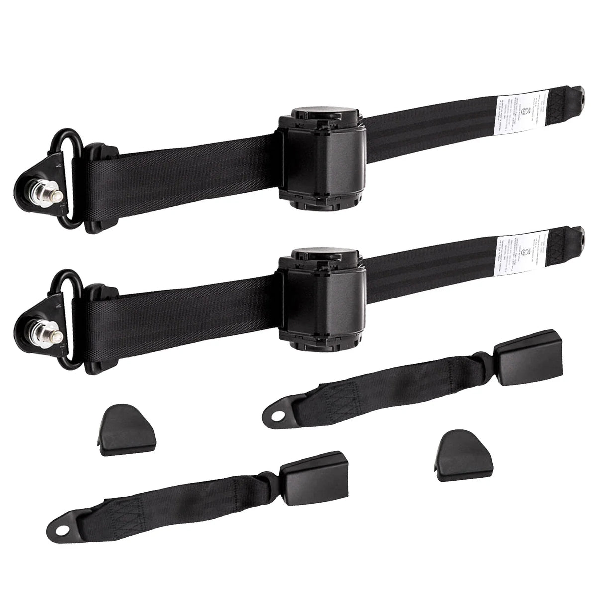 2X 3 Point Retractable Seat Belts for Jeep CJ YJ Wrangler (1982–1995)