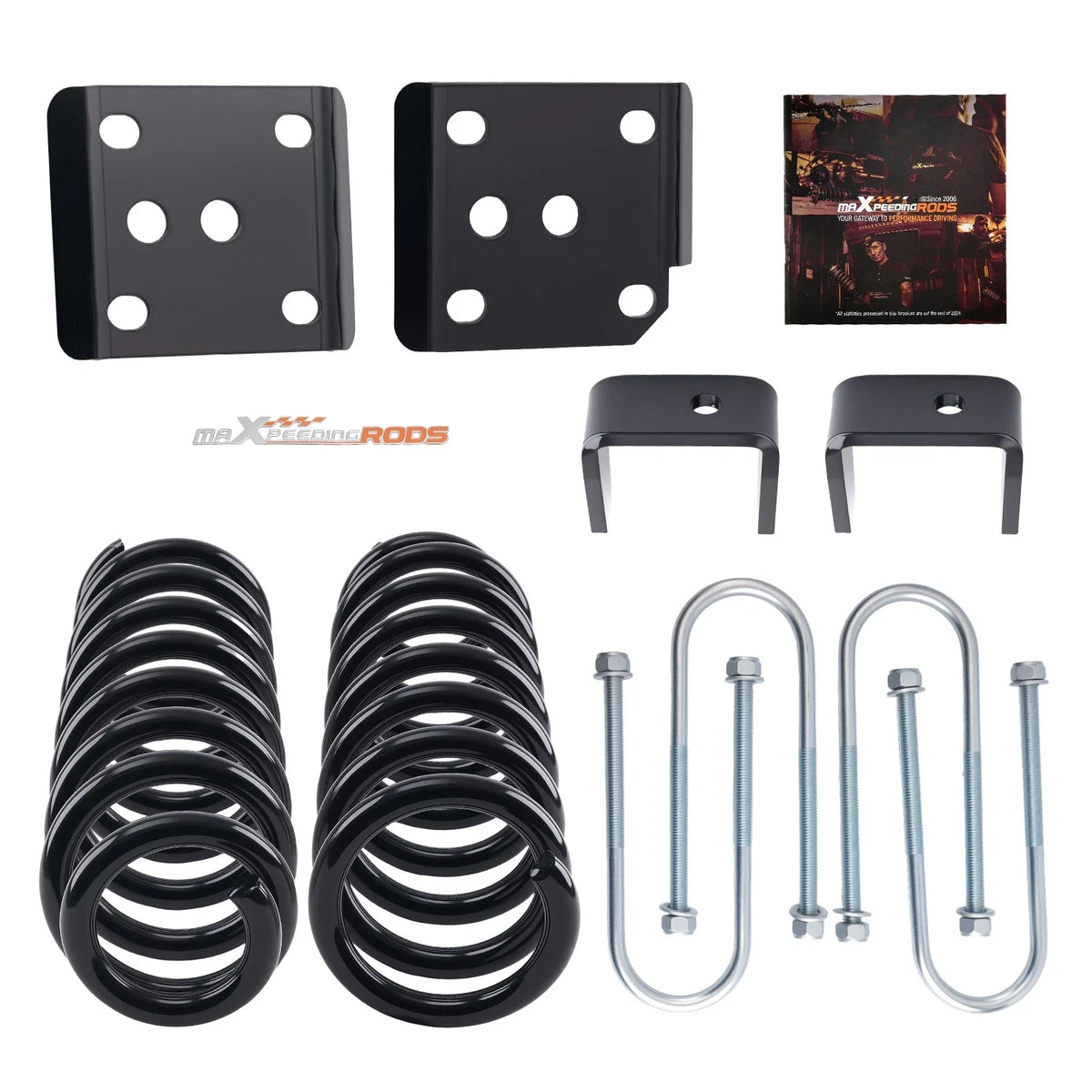 Coil Lowering Spring Kit for Ford F-150 2WD (2004–2008) 2" Front 6" Rear