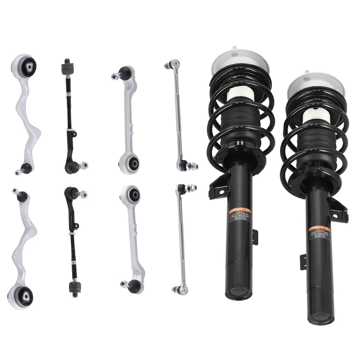 Front Struts Coil Spring + Lower Control Arms for BMW 128i 325i (2006–2013)