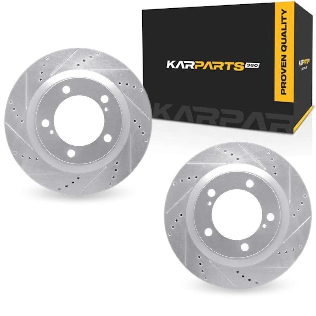 Brake Rotor Set for Toyota Sequoia (2008–2022) ALX-PAU-DF-7002-76018-CLA2