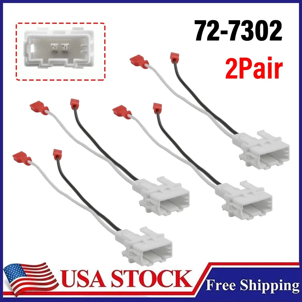 2X Speaker Harness Connector Plug for Hyundai/Kia (1972–1972)