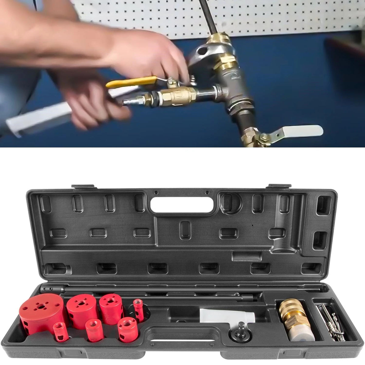 Hot Tapping Machine for DM3MECH (Complete with Hole Saws)