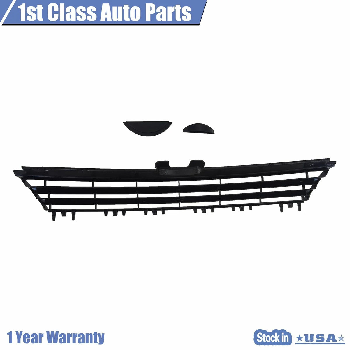 Front Grille for VW MK7 Golf/GTI (2015–Present) - Black with White Trim