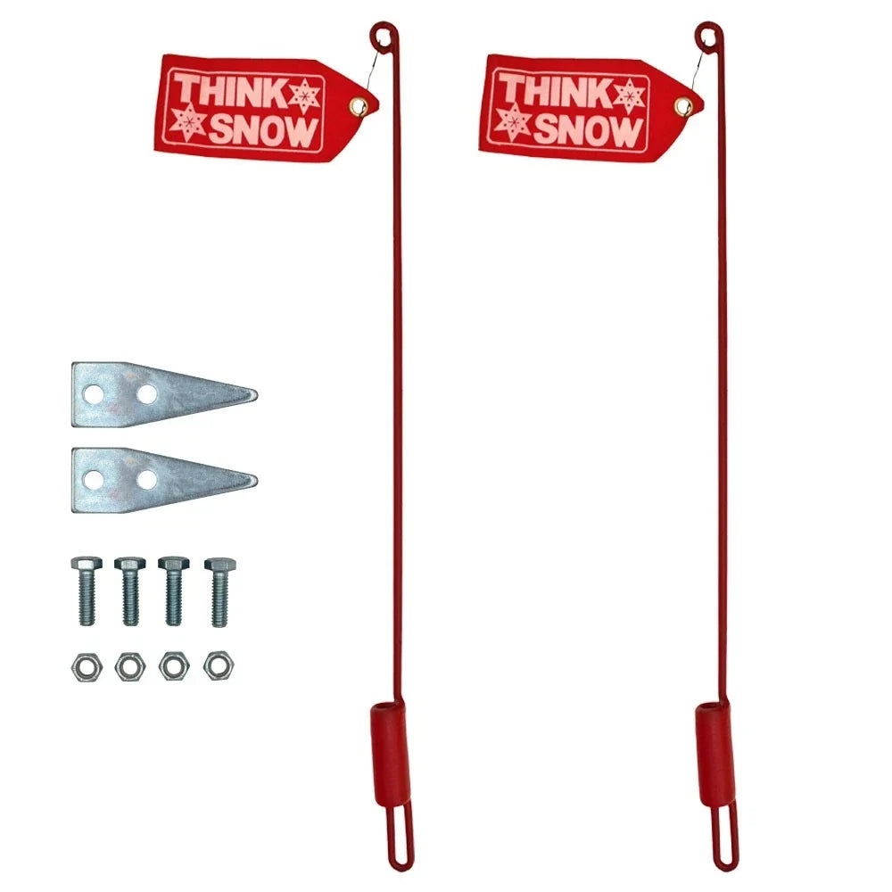 Set of 26" Blade Guide Kit with Flags for Western Pro-Plow (2)