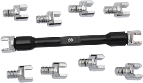 11 Piece Wheel Spoke Wrench Set Tool for Motorcycle (6008)