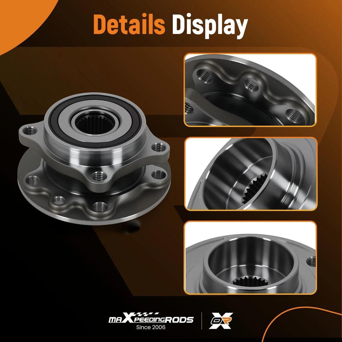 Front Wheel Bearing Hub for Chrysler 200, Dodge Dart (2015–2017)