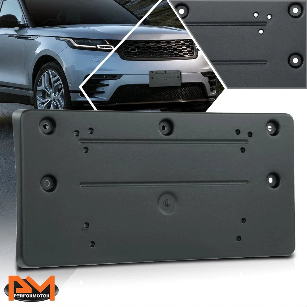 Front License Plate Tag Mounting Bracket for Land Rover Range Rover Velar (2018–2023)