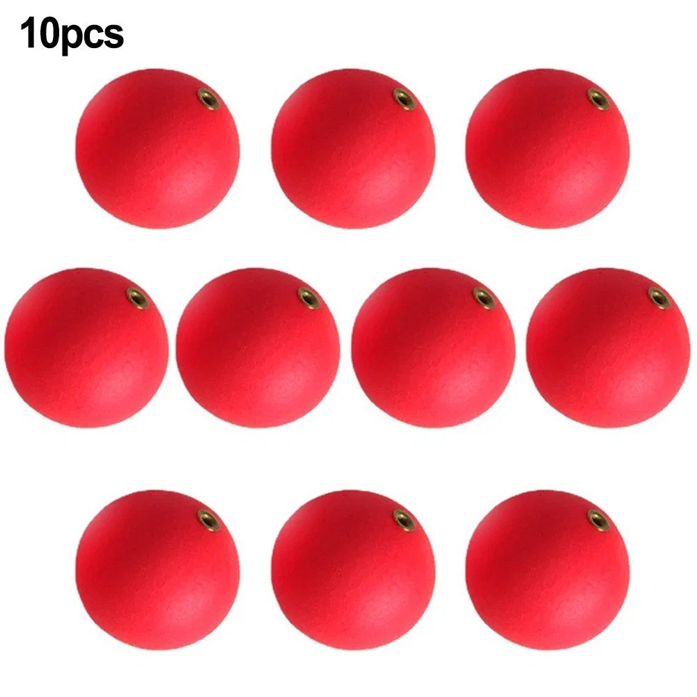 Floating Ball Foam Bobbers for Fishing (Bright Colors, EVA)