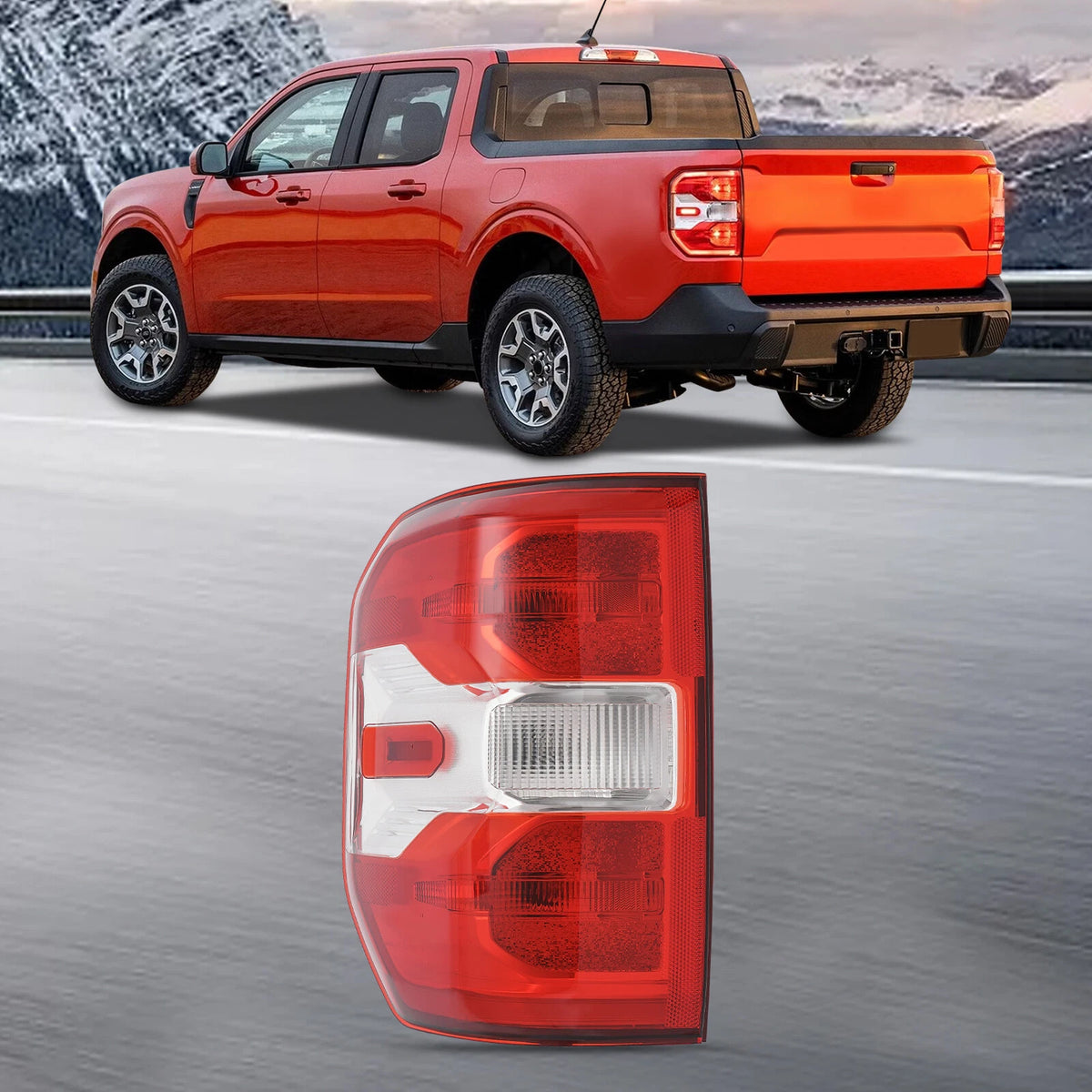 LED Tail Light for Ford Maverick Lariat (2022–2024) NZ6Z-13405-B NZ6Z-13405-D