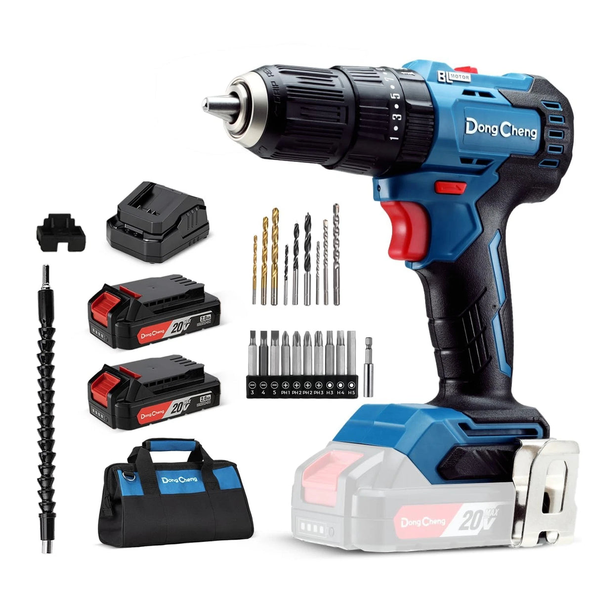 20V Brushless Impact Hammer Drill for Dong Cheng (2023)