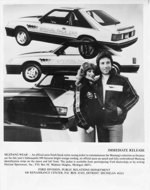 Press Photo for Ford Mustang Indy 500 Pace Car (1979)