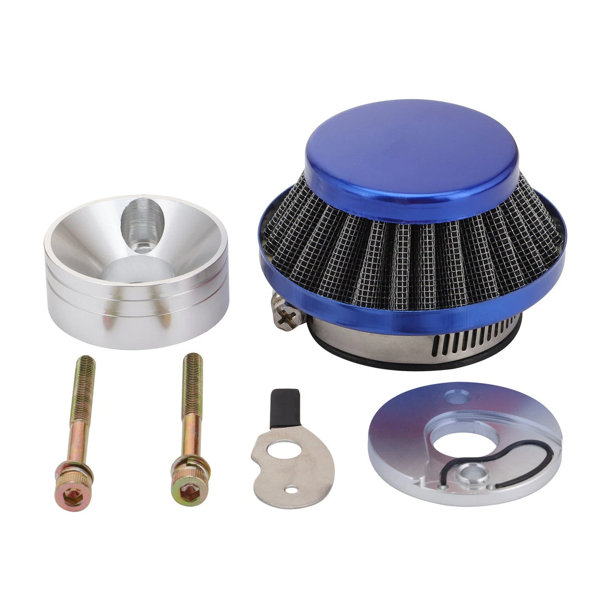 1.73in Metal Air Filter Intake Pipe for Motorcycle ATV Off-Road (No Years)