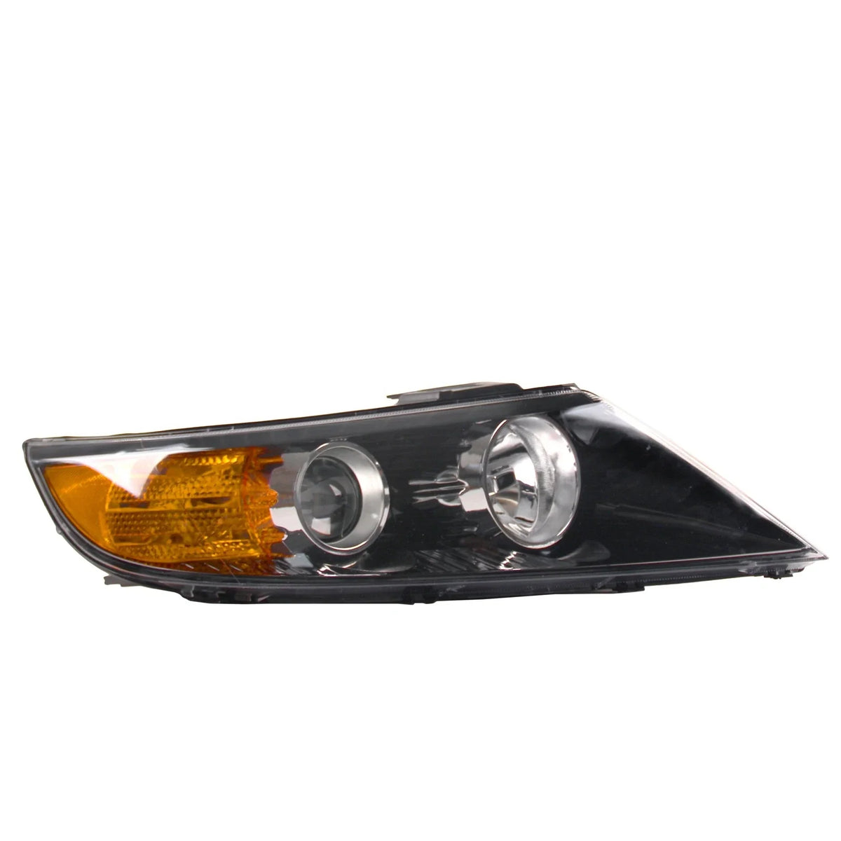 Set of 2 Headlamp Assemblies for Kia Sorento (2011–2013) Clear Lens