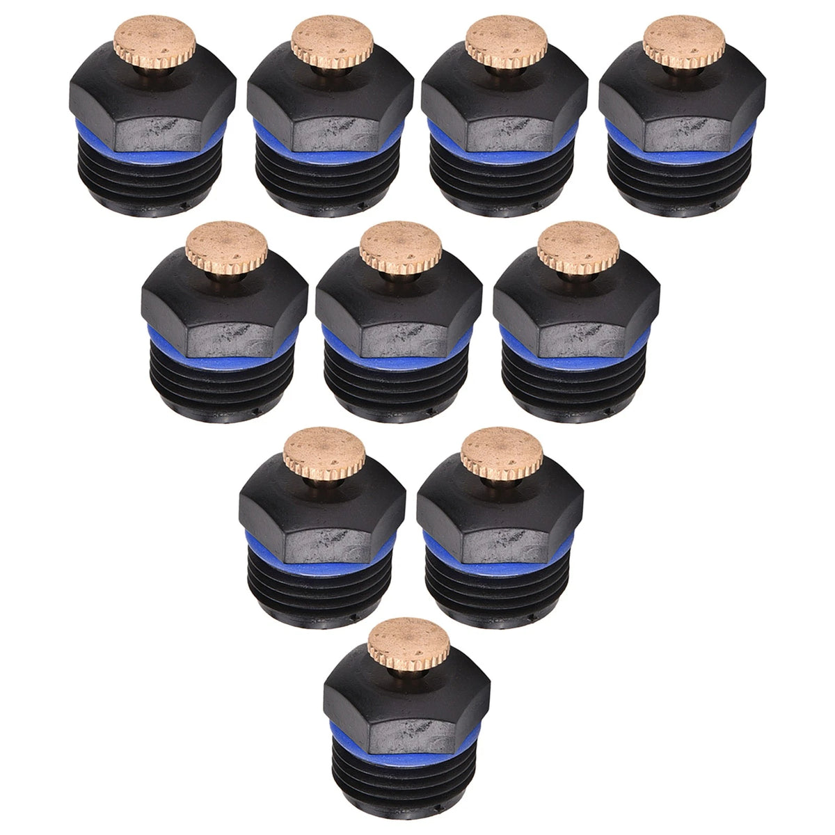 10-Pack Misting Sprinkler Heads for Lawn Irrigation System (360° Spray)
