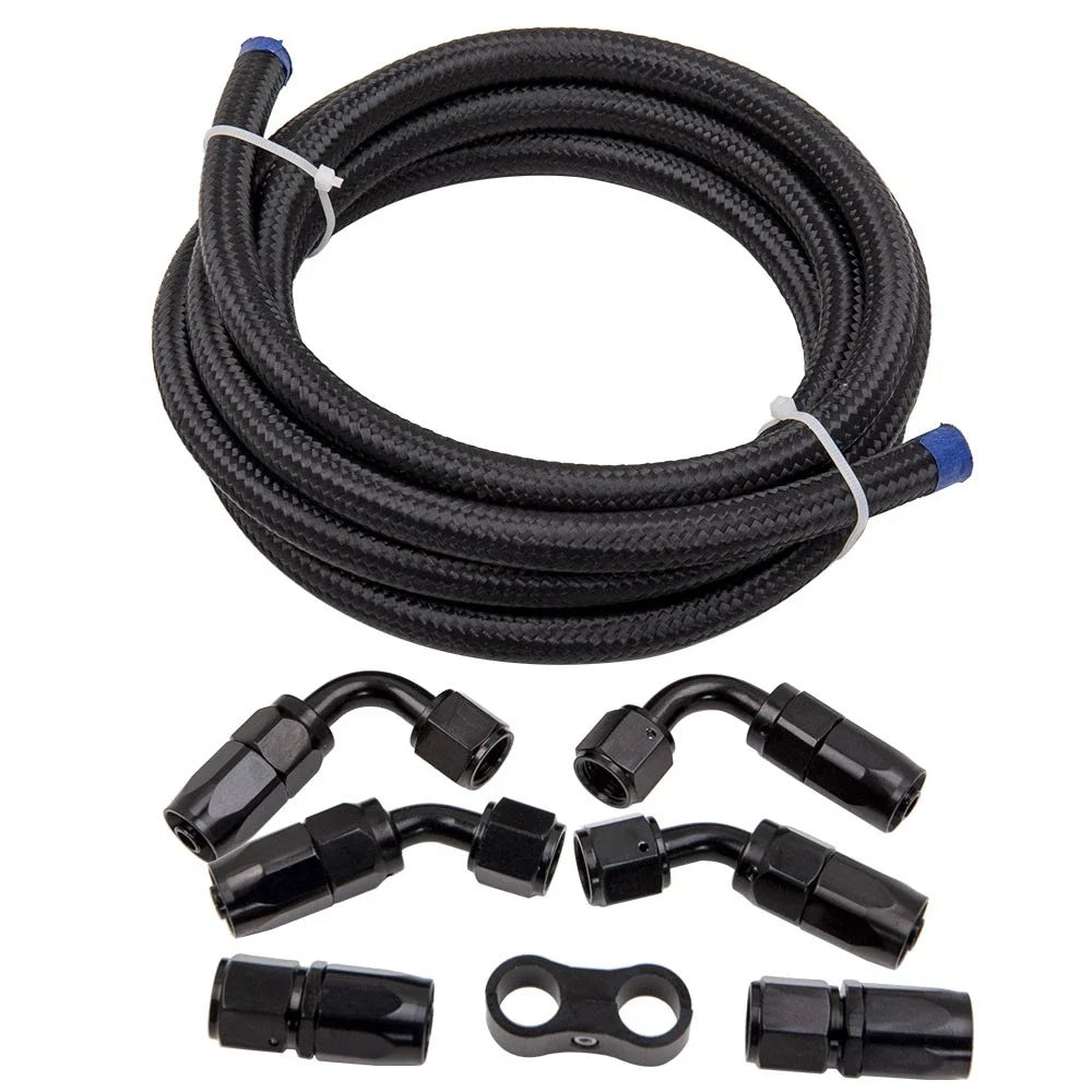 3/8 Fuel Line AN6 Hose Kit for Universal Applications (10FT)