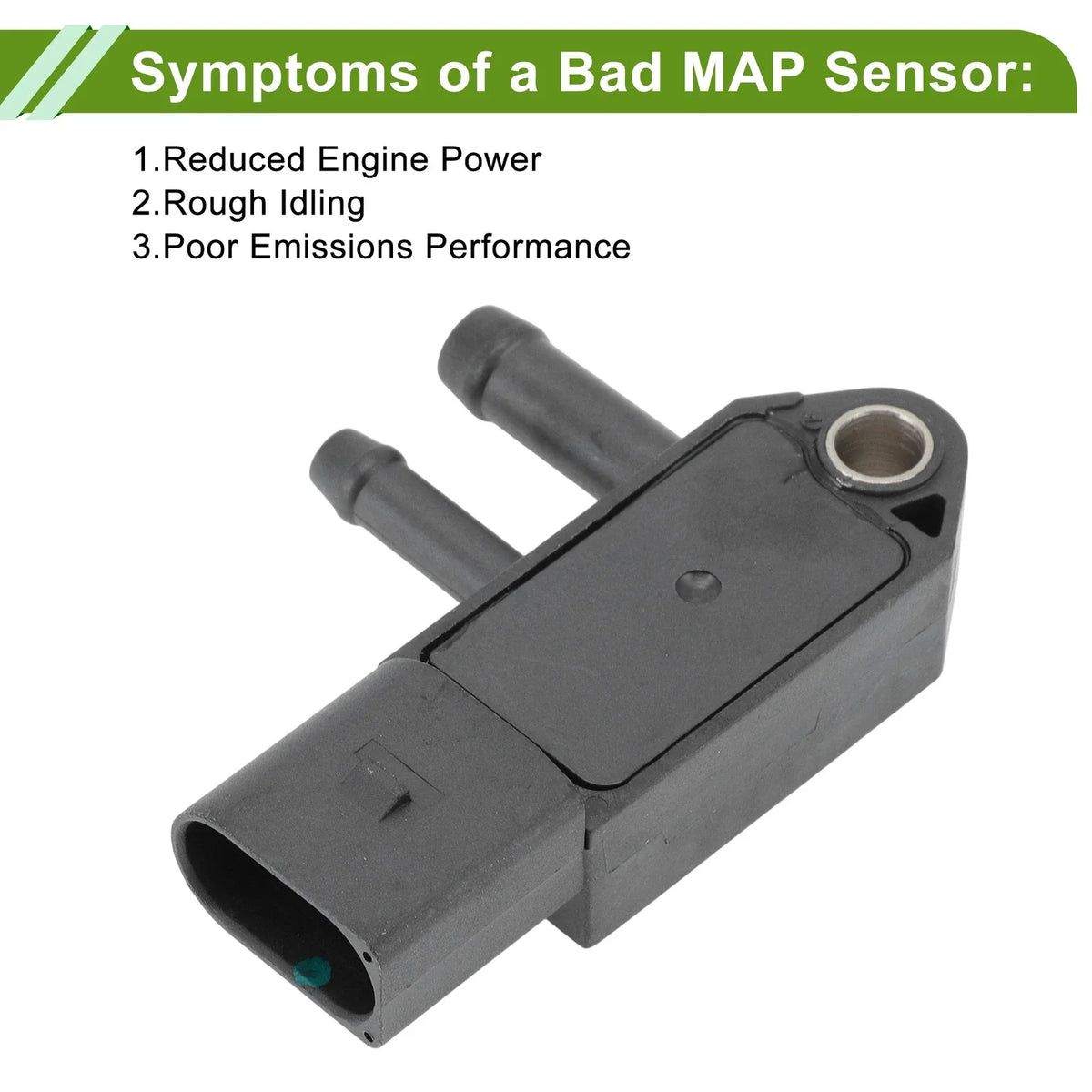 Manifold Absolute Pressure Sensor for Audi A3 8P1 1.9 TDI (2003–2010)