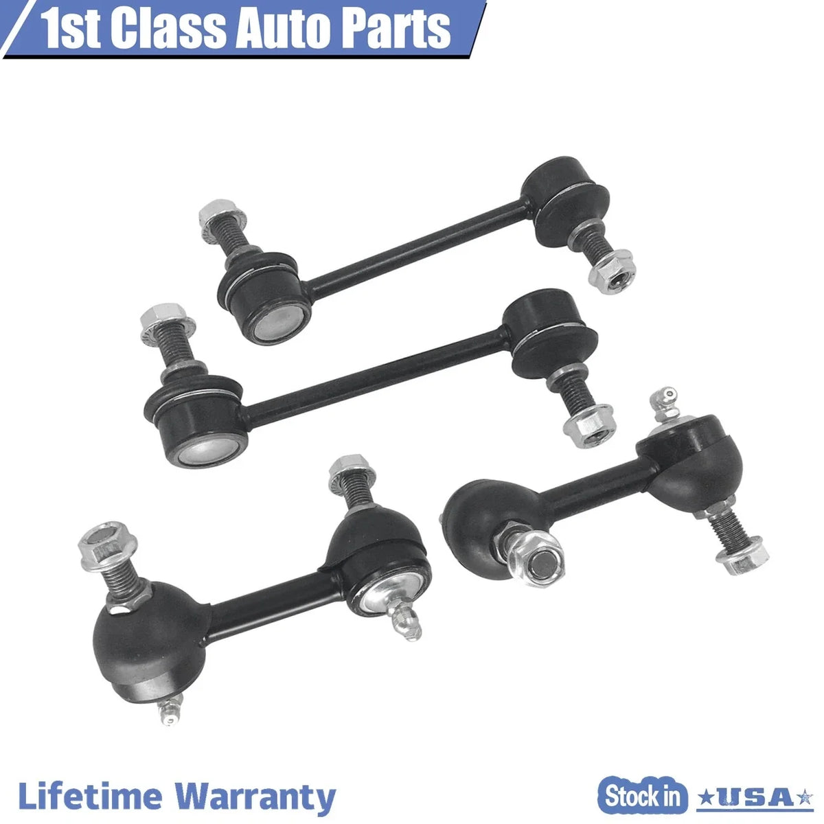 4pc Front Suspension Rear Sway Bar End Links for Cadillac CTS (2003–2007)