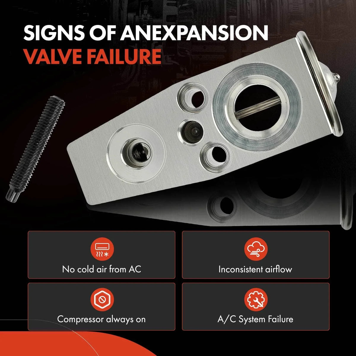 A/C Expansion Valve for Ford Fusion, Edge, Lincoln MKZ, MKX (2013–2020)