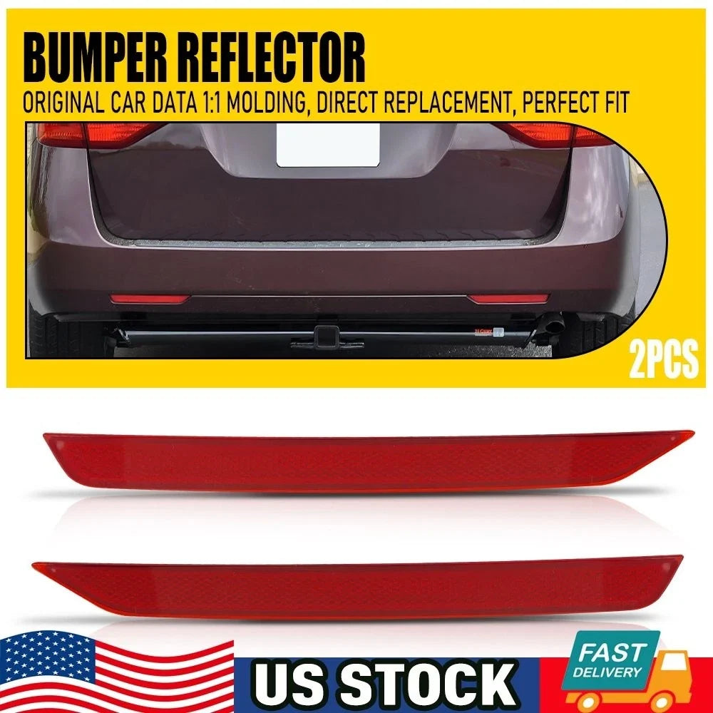 Red Rear Bumper Reflector Light for Honda Odyssey (2011–2017)