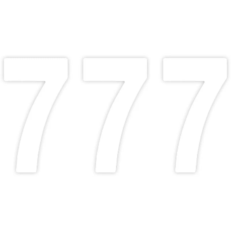 Pro Numbers for Factory Effex (White) - 02-4357
