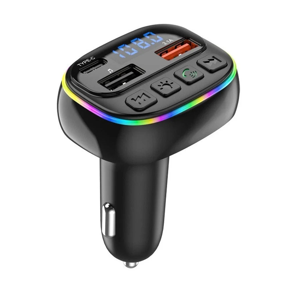 Wireless Car MP3 FM Transmitter with Dual USB Fast Charger for Universal Use