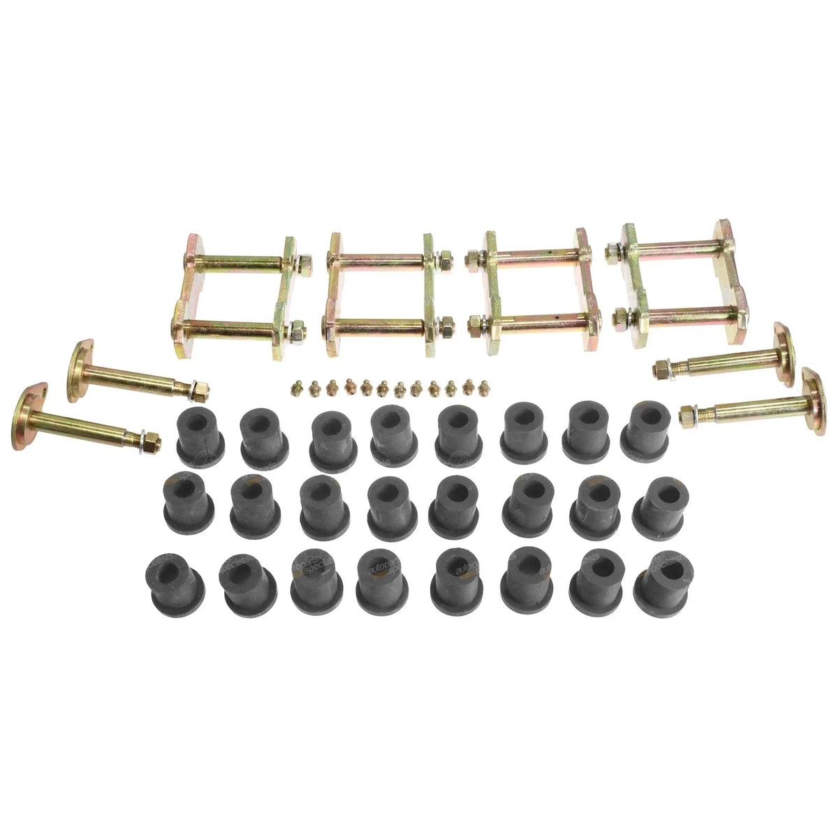 Front & Rear Leaf Spring Shackle + Pin + Bushes for Toyota Landcruiser HJ60 HJ61