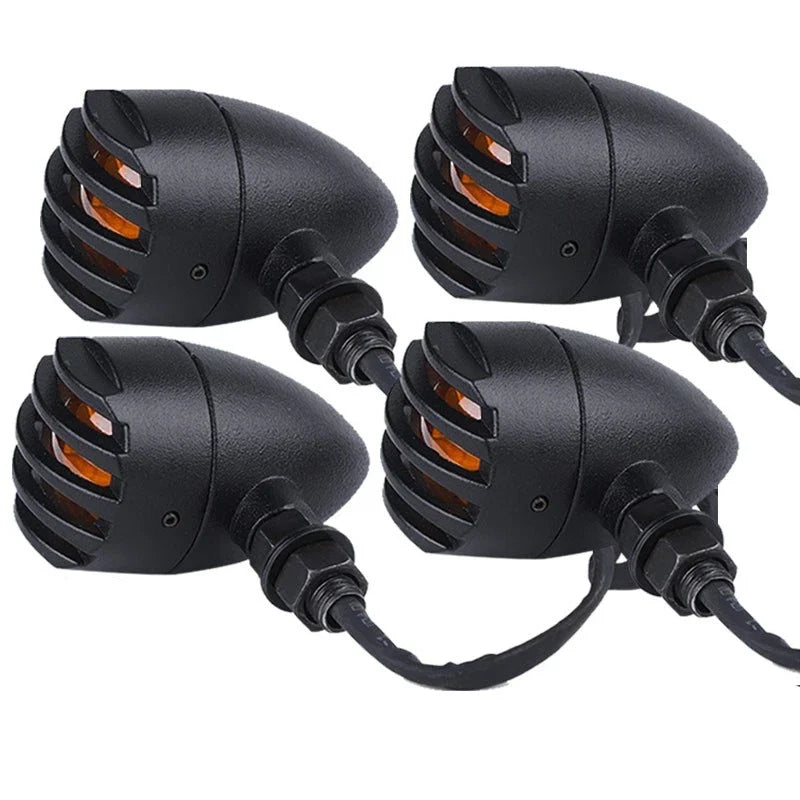 Bullet Turn Signals for Harley Davidson (Motorcycle Grill)
