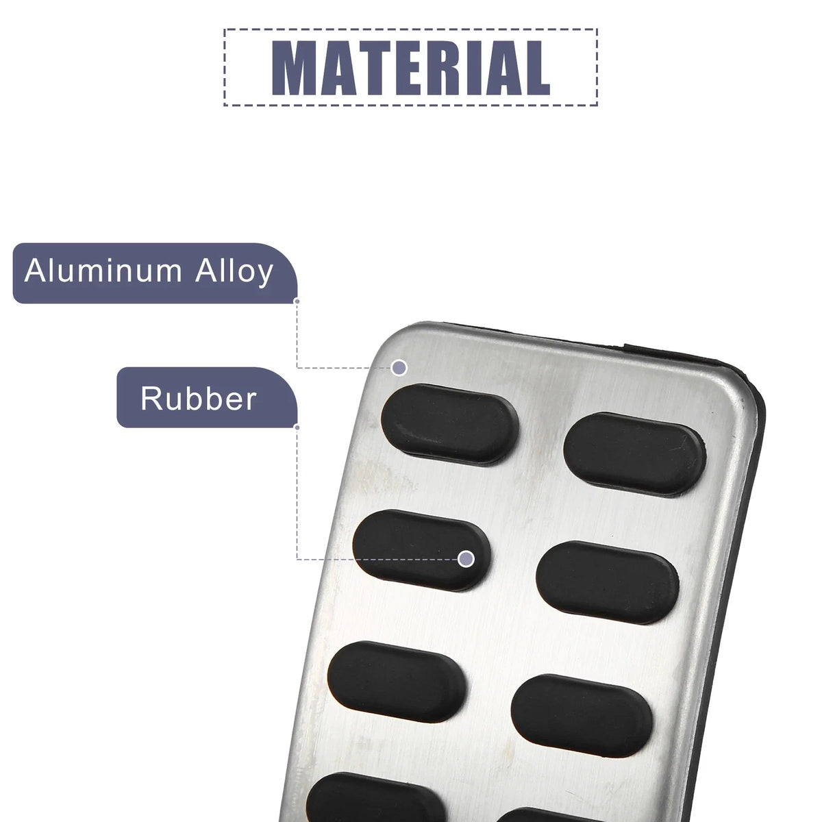 2X Accelerator Pedal & Brake Pedal Cover Set for Hyundai