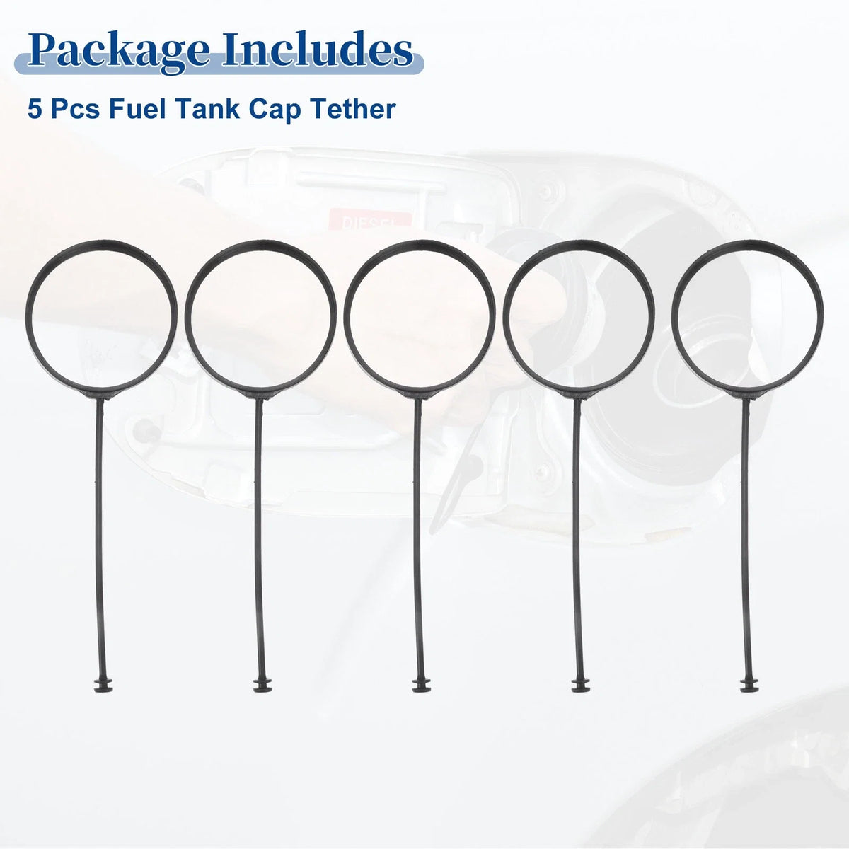 5X Fuel Tank Cap Tether Rope for BMW X6 (2008–2018) No. 16117222391