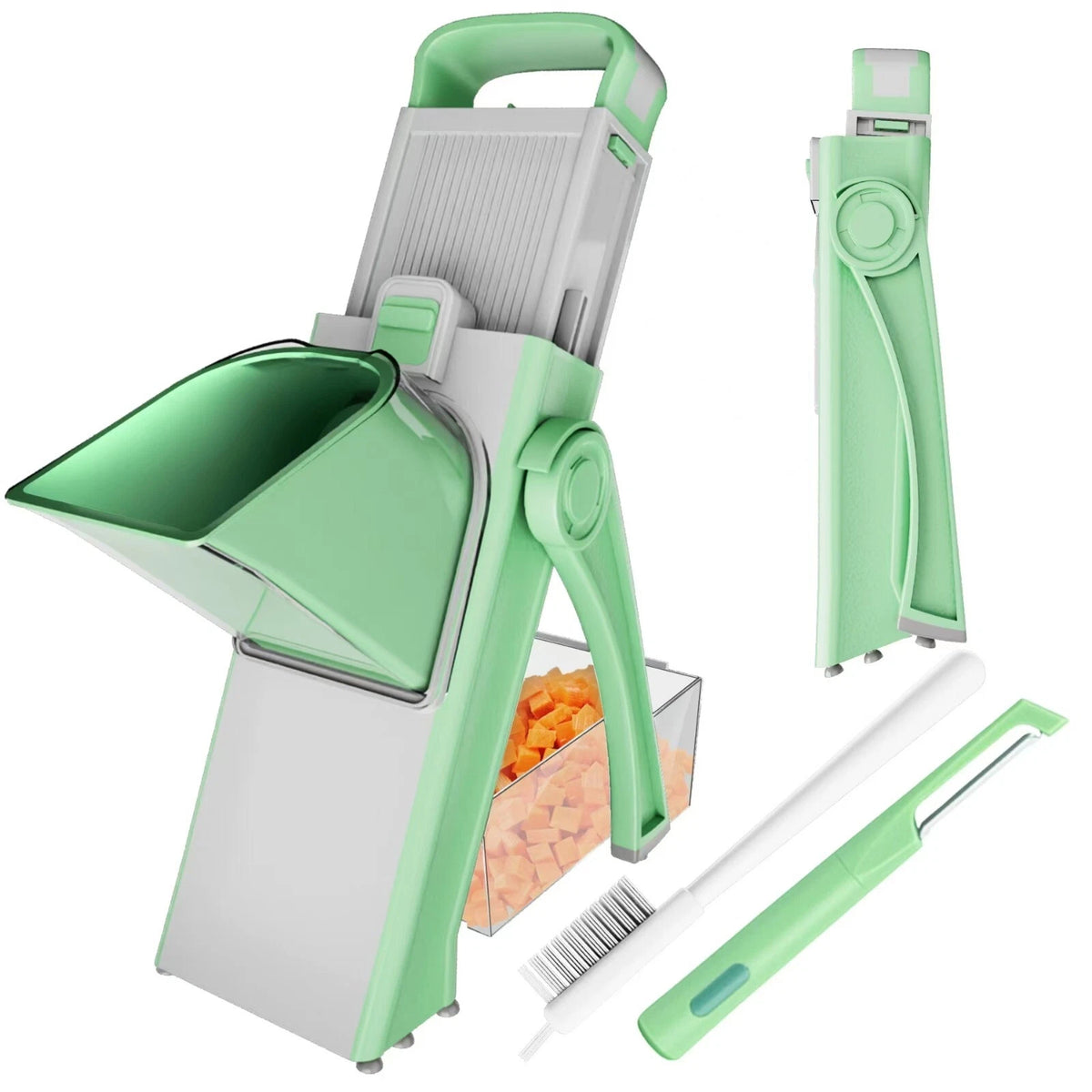 5-in-1 Vegetable Chopper for Food Prep (Adjustable Slicer)
