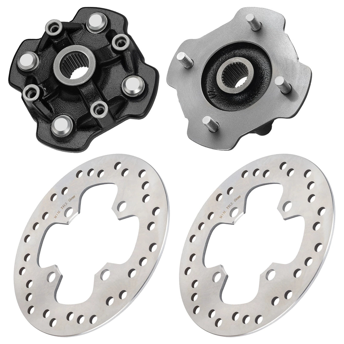 Front L&R Wheel Hub Brake Disc for Honda Foreman Rubicon 500 (2020–2024)